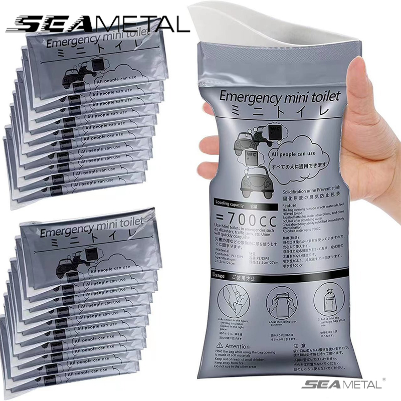 Home Bathroom With Urinal - SEAMETAL 4PCS Car Emergency Urinate Bags