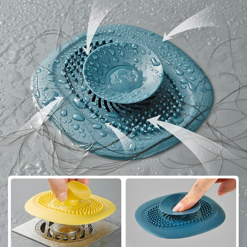 Drain Hair Catcher - Kitchen Sink Plug Shower Filter Drain