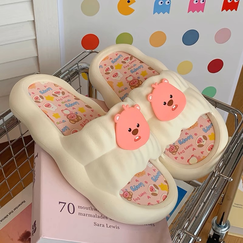 Cute beaver slippers female su - đánh giá và giá Home Bathroom Wear