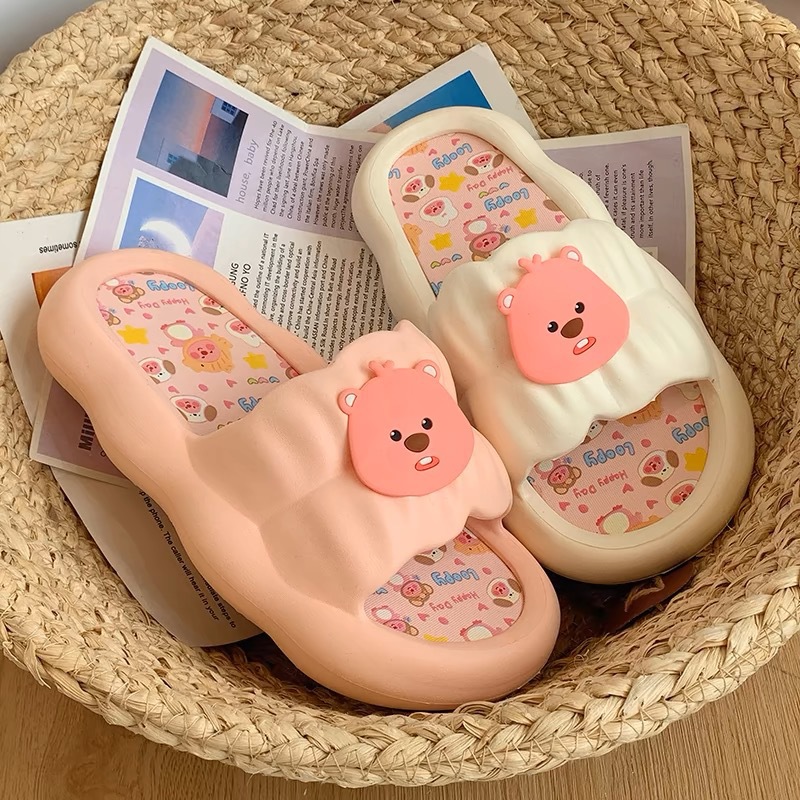 Cute beaver slippers female su - đánh giá và giá Home Bathroom Wear