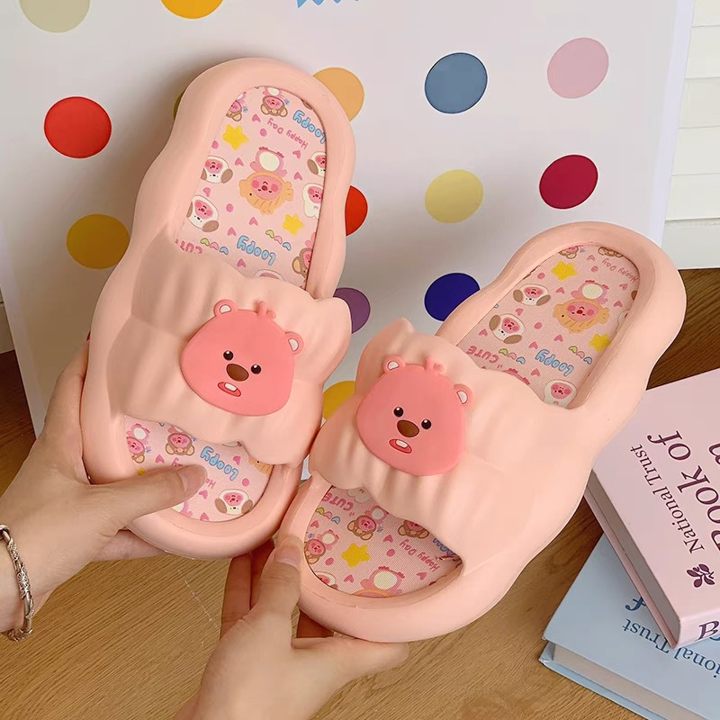 Cute beaver slippers female su - đánh giá và giá Home Bathroom Wear