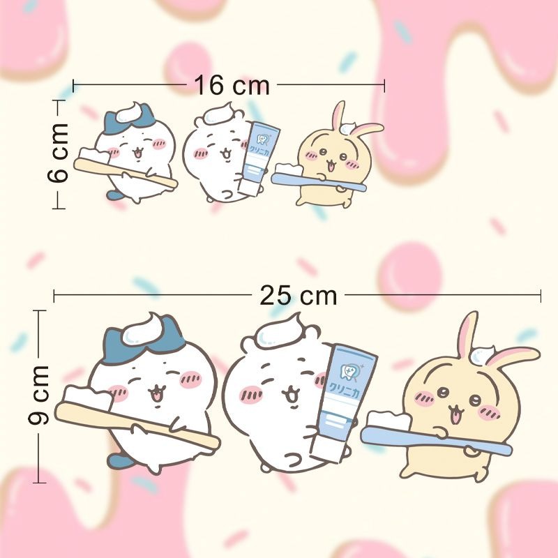Hot Chiikawa Mirror Stickers S - đánh giá và giá Home Center Bathroom Accessories