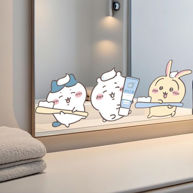 Hot Chiikawa Mirror Stickers S - đánh giá và giá Home Center Bathroom Accessories