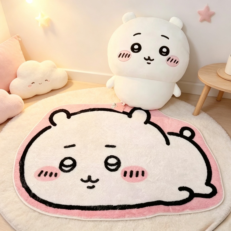 Hot Chiikawa Cartoon Rug Anime - đánh giá và giá Home Center Bathroom Accessories