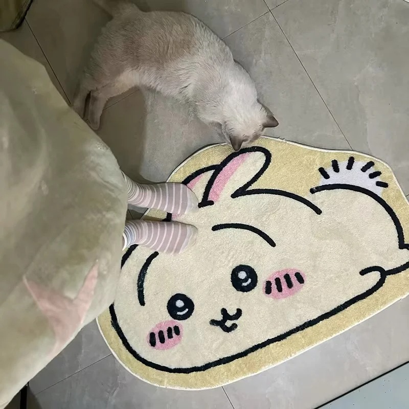 Hot Chiikawa Cartoon Rug Anime - đánh giá và giá Home Center Bathroom Accessories