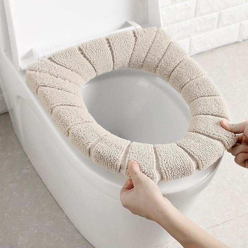 Toilet Seat Cover Warm Soft Ac - đánh giá và giá Home Center Bathroom Accessories