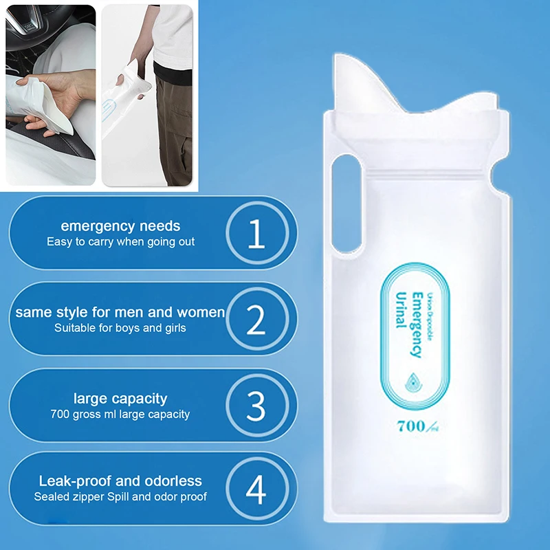 4PCS 700ml Car Urine Bag Emerg - đánh giá và giá Home Bathroom With Urinal