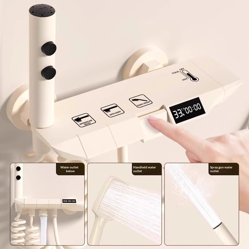 Creamy Easy Topless Shower Set - đánh giá và giá Home Bathroom Set