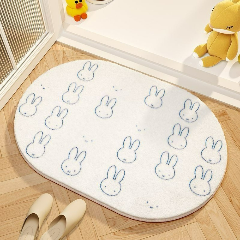 Miffy Cartoon Floor Mat Soft I - đánh giá và giá Home Goods Bathroom Decor