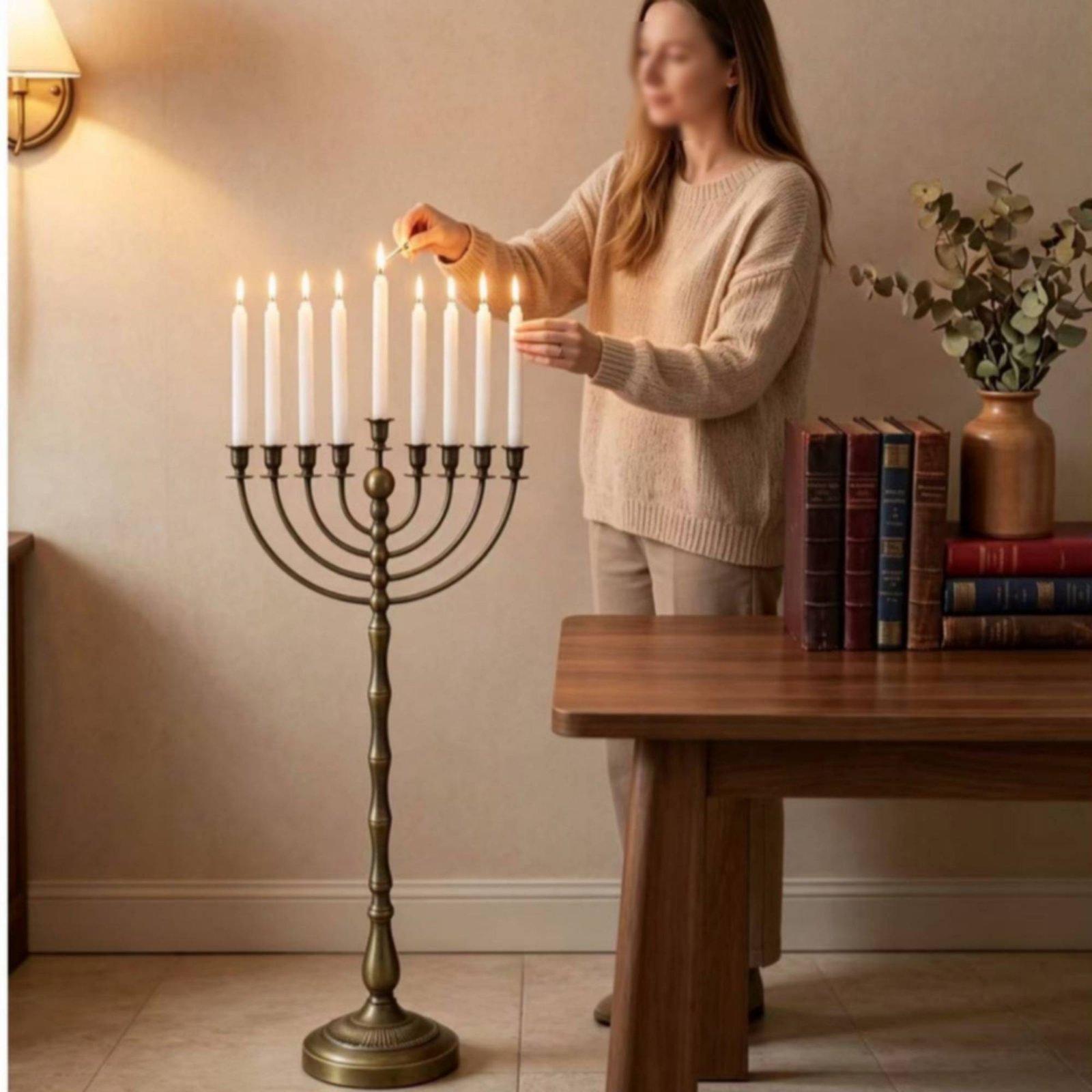 Antique Bronze Menorah Stand M - đánh giá và giá Home & Bathroom Building Products Pte Ltd Reviews