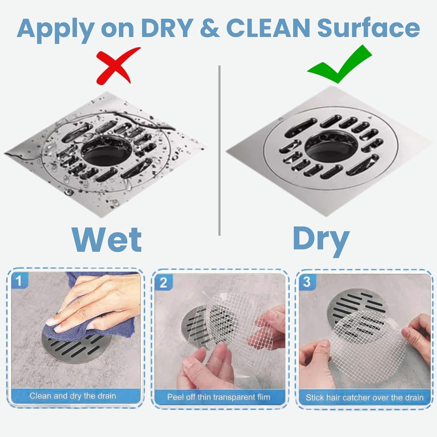 35 Pack Disposable Shower Drai - đánh giá và giá Drain Hair Catcher