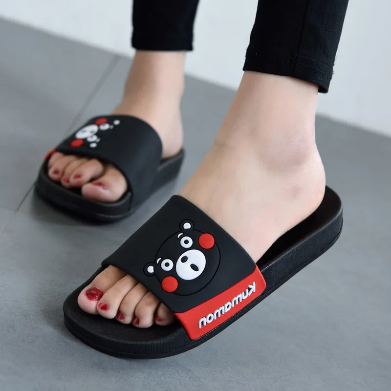 Summer Bow Kumamon Shoes Slipp - đánh giá và giá Home Bathroom Wear