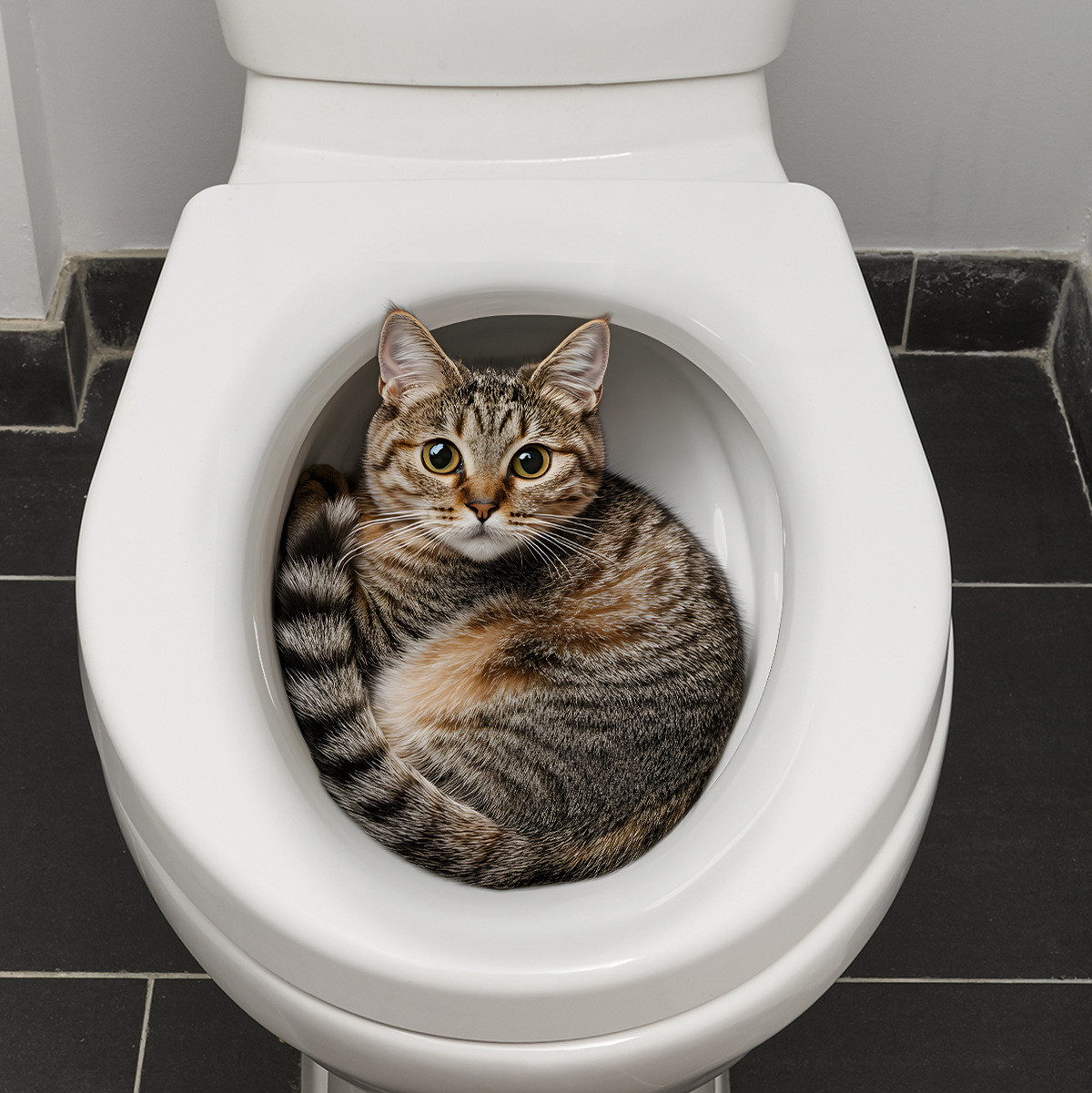 3D Funny Cat Toilet Sticker Ba - đánh giá và giá Home Center Bathroom Accessories