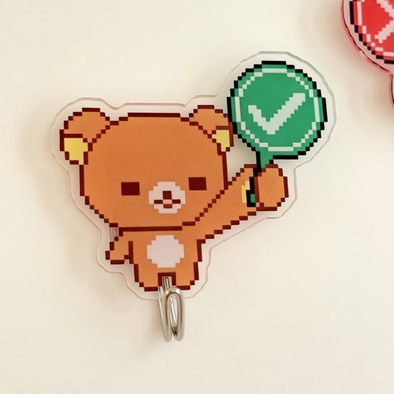 Cute Rilakkuma Adhesive Hooks  - đánh giá và giá Home Goods Bathroom Decor