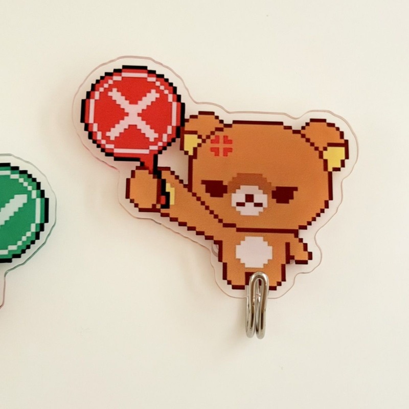 Cute Rilakkuma Adhesive Hooks  - đánh giá và giá Home Goods Bathroom Decor